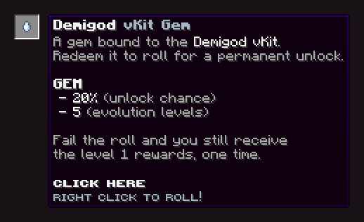 A Demigod vKit Gem
